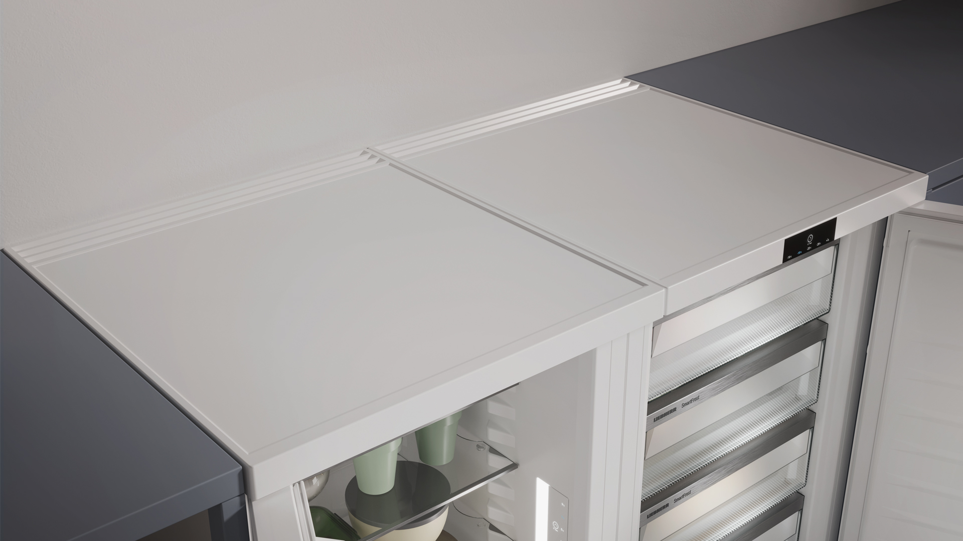 FNdi 1624 Plus NoFrost with slimline door handle Under counter